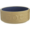 Mason Cash Cane and Blue Lettered Dog Bowl 15cm