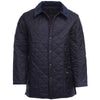Navy Barbour Mens Liddesdale Quilted Jacket