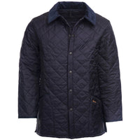 Navy Barbour Mens Liddesdale Quilted Jacket