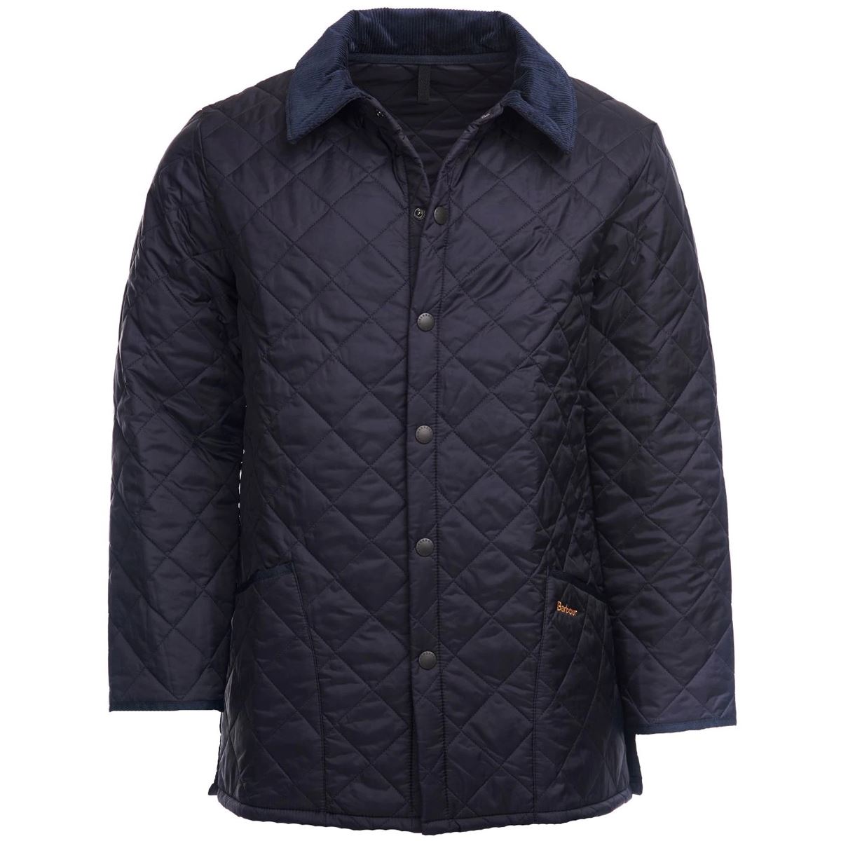 Navy Barbour Mens Liddesdale Quilted Jacket