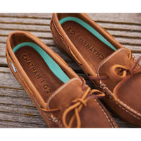 Walnut Chatham Womens Olivia G2 Deck Shoes Lifestyle Inside Shoe