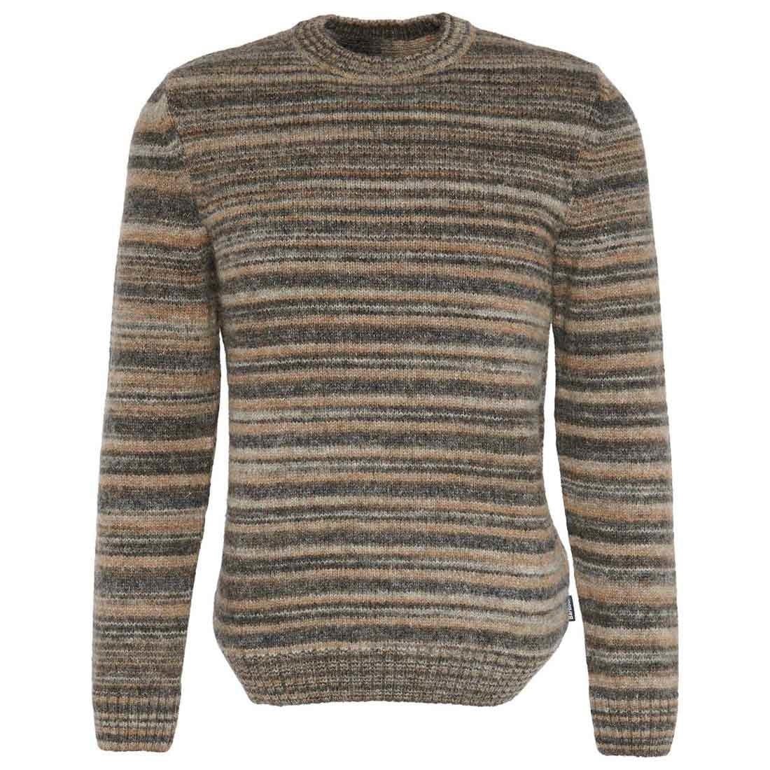 Charcoal Barbour Mens Pateley Crew Neck Sweater