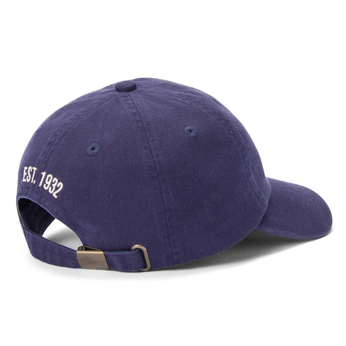 Navy R.M. Williams Heritage Twill Cap back