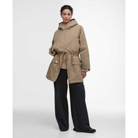 Military Brown/Ancient Barbour Womens Inola Showerproof Jacket model