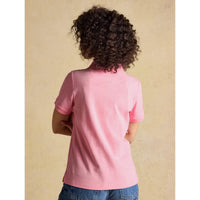 Pink Joules Womens Woody Polo Shirt On Model Back