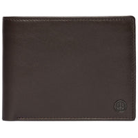 Brown Beretta Mens Wallet Bifold Zipped Coin Classic