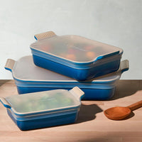 Le Creuset Set of 3 Silicone Heritage Lid Covers