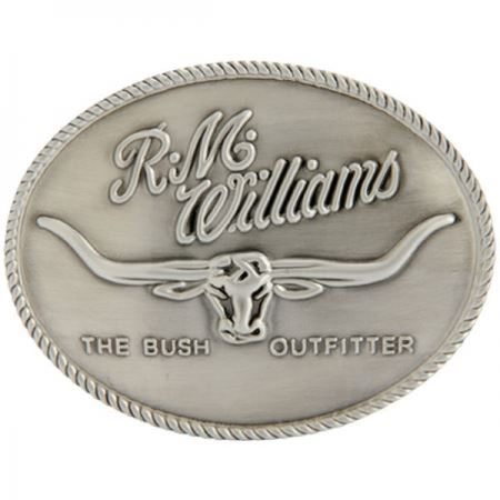R.M. Williams Logo Belt Buckle