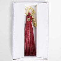 Barbour Tassle Leather Bag Charm