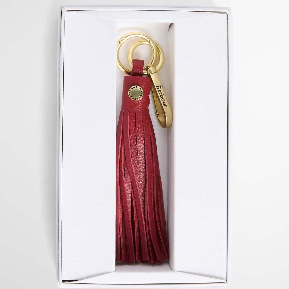 Barbour Tassle Leather Bag Charm