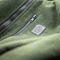 Olive Swanndri Mens Reidston Wool Annorak Detail