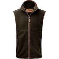 Dark Olive Schoffel Oakham Fleece Gilet