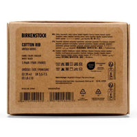 Birkenstock Set of 2 Cotton Ribbed Socks