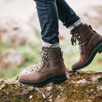 Chocolate Ariat Womens Harper H2O Boots Lifestyle