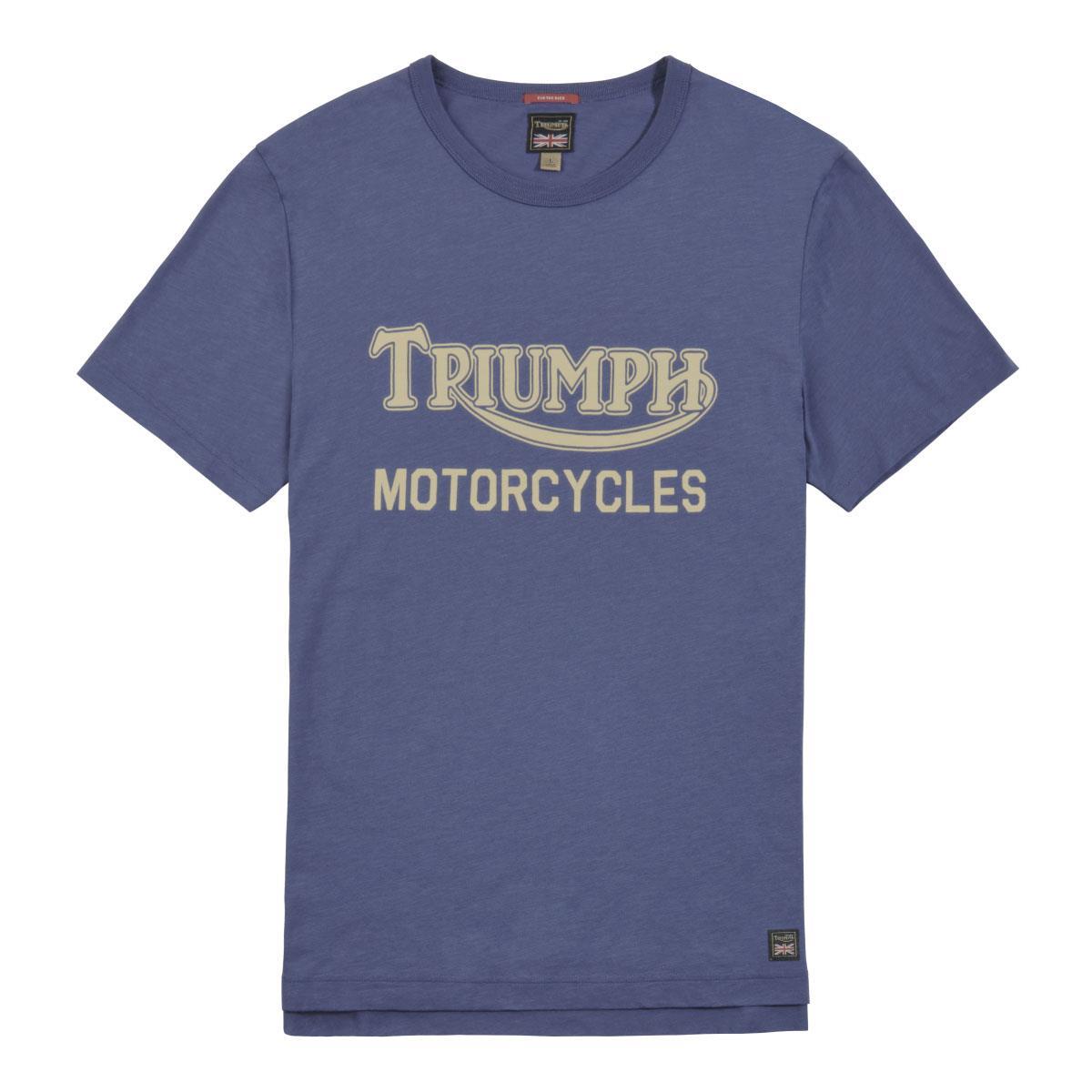 ocean blue Triumph Mens Barwell Tee