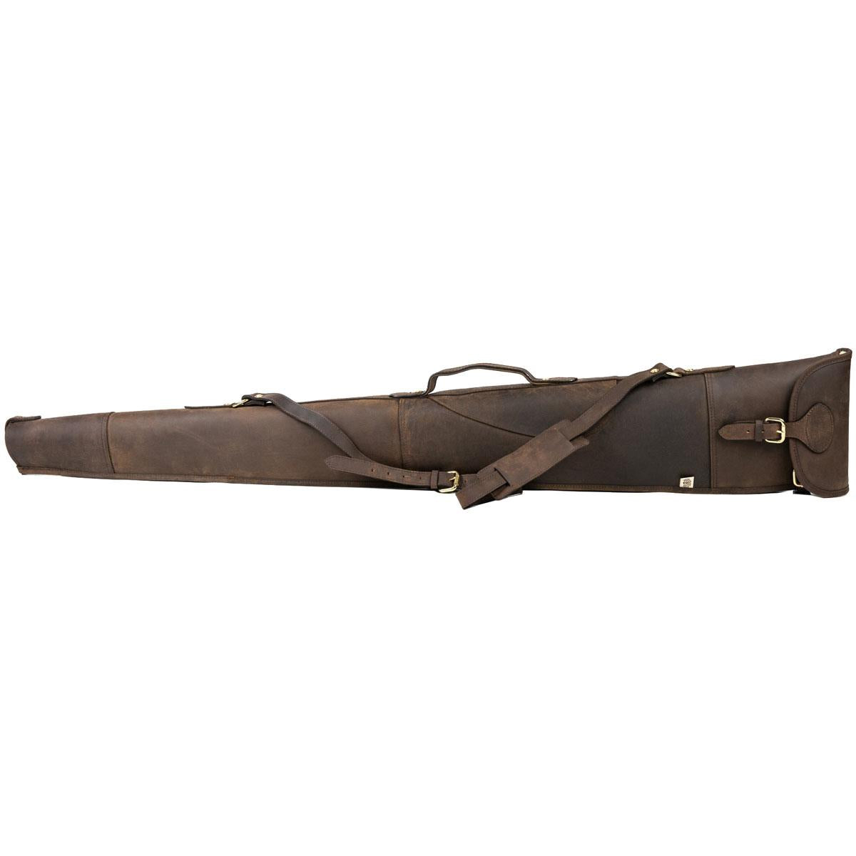 Teales Devonshire Leather Buckle Flap Gun Slip