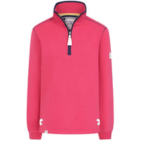 Cherry Lazy Jacks Womens LJ3 1/4 Zip Sweatshirt