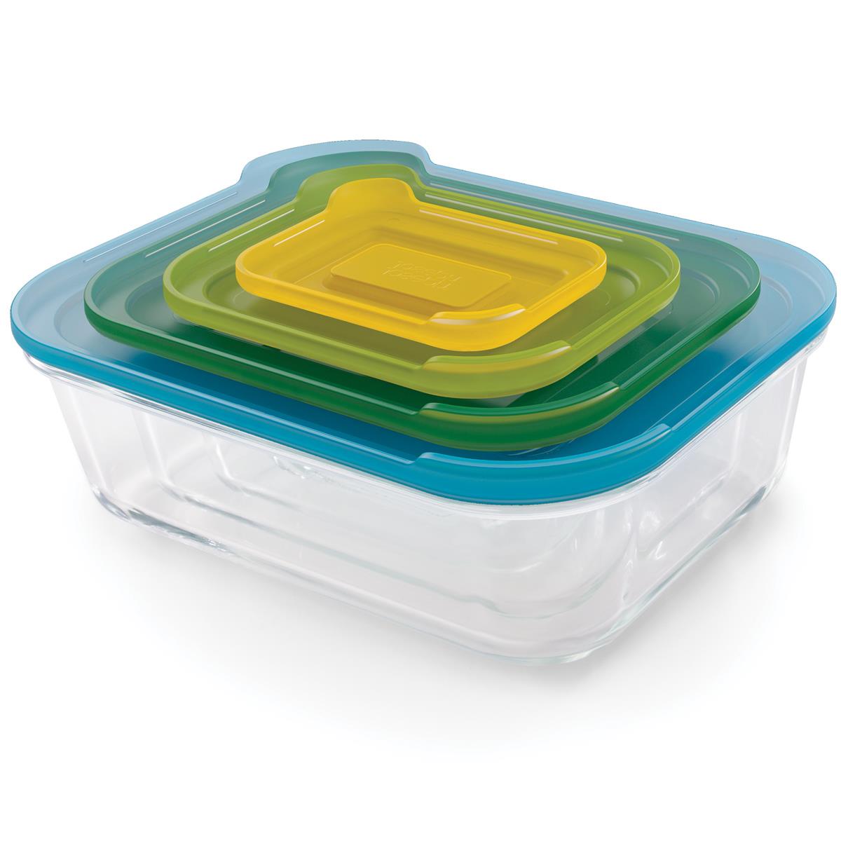 Multi Joseph Joseph Nest Glass Storage 4-piece set