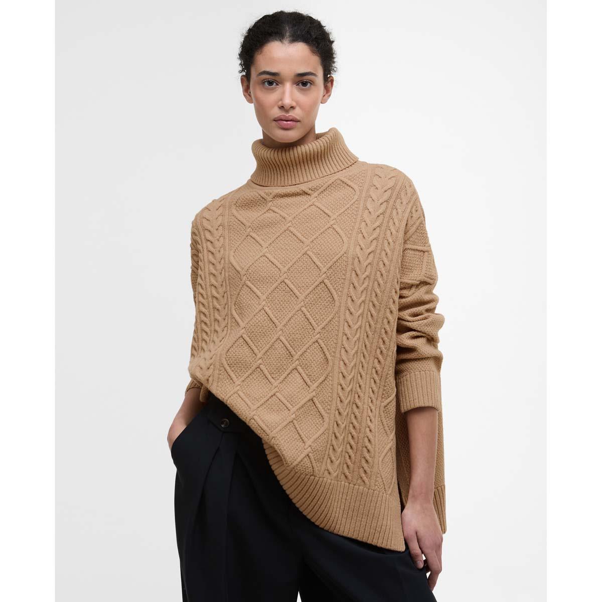 Barbour Womens Burne Knitted Cape