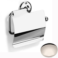 Polished Nickel Samuel Heath Curzon Toilet Roll Holder With Cover N37-C