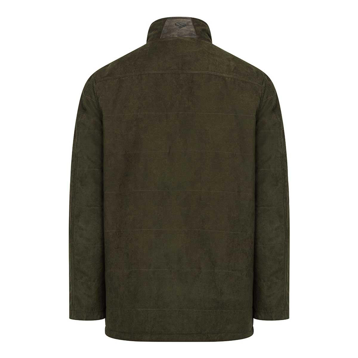 Loden Hoggs Of Fife Mens Glenesk Quilted Jacket Back