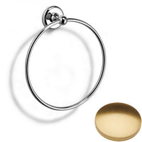 Brushed Gold Gloss Samuel Heath Novis Towel Ring N1098