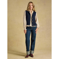 Joules Womens Holly Button Tank Top