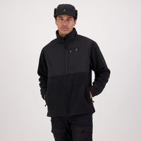 Swanndri Mens High Rock Hybrid Fleece Pullover