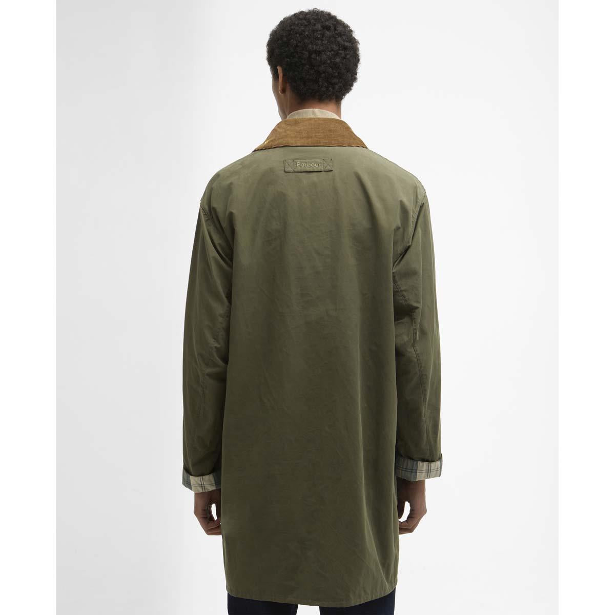 Ivy Green Barbour Mens Icons Border Casual Jacket back