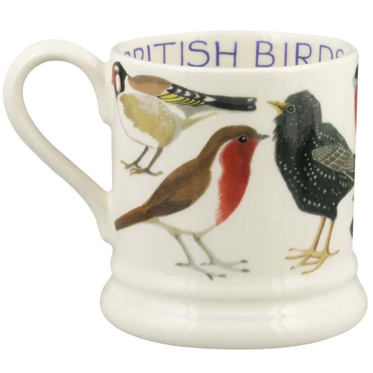 Emma Bridgewater British Birds Half Pint Mug Back