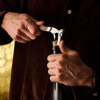 Le Creuset Wine Accessories Premium Waiters Corkscrew lifestyle