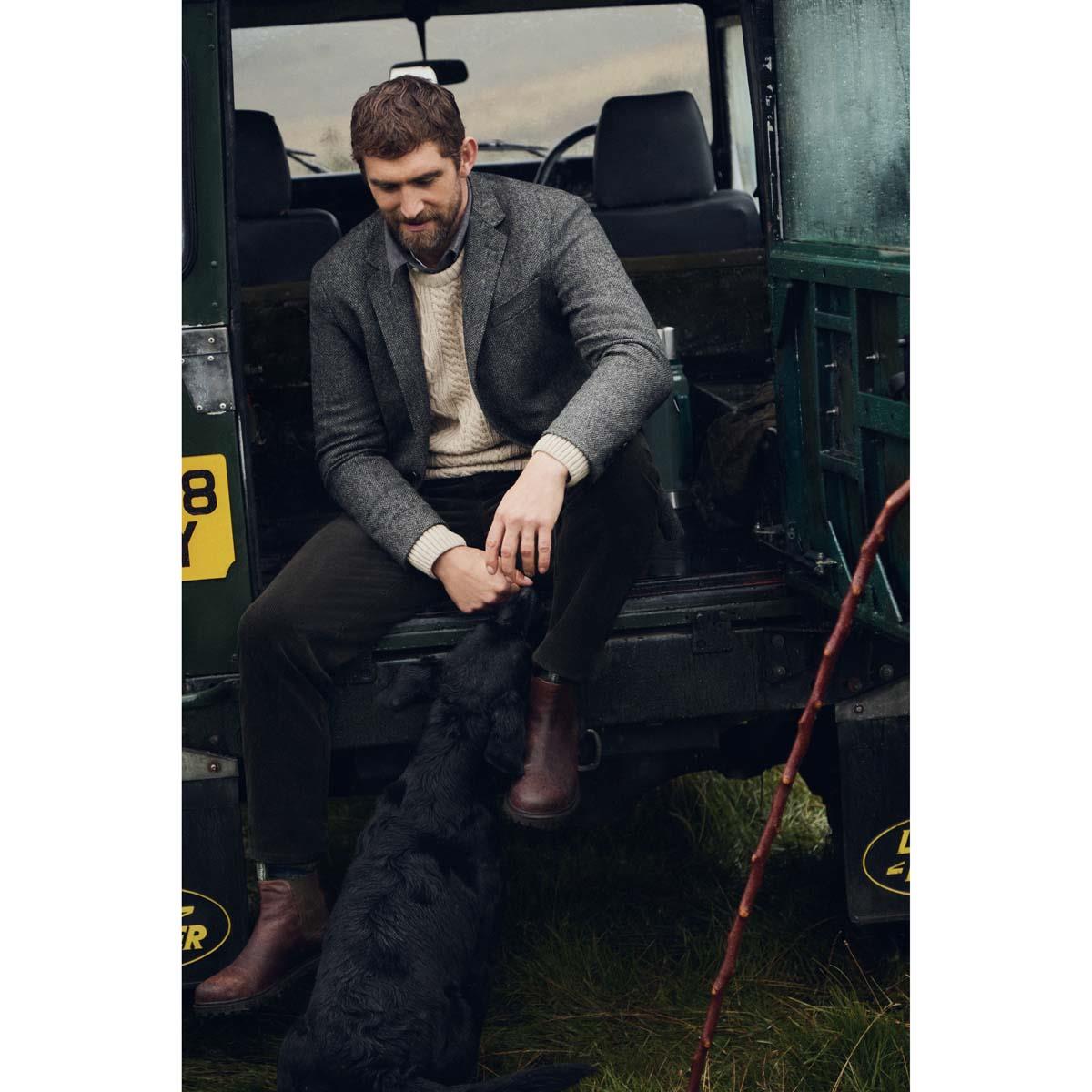Stone Barbour Mens Lowfen Cable Crew lifestyle lifestyle3