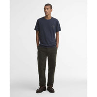 SAGE Barbour Mens Moleskin Tailored Fit Trouser ON MODEL