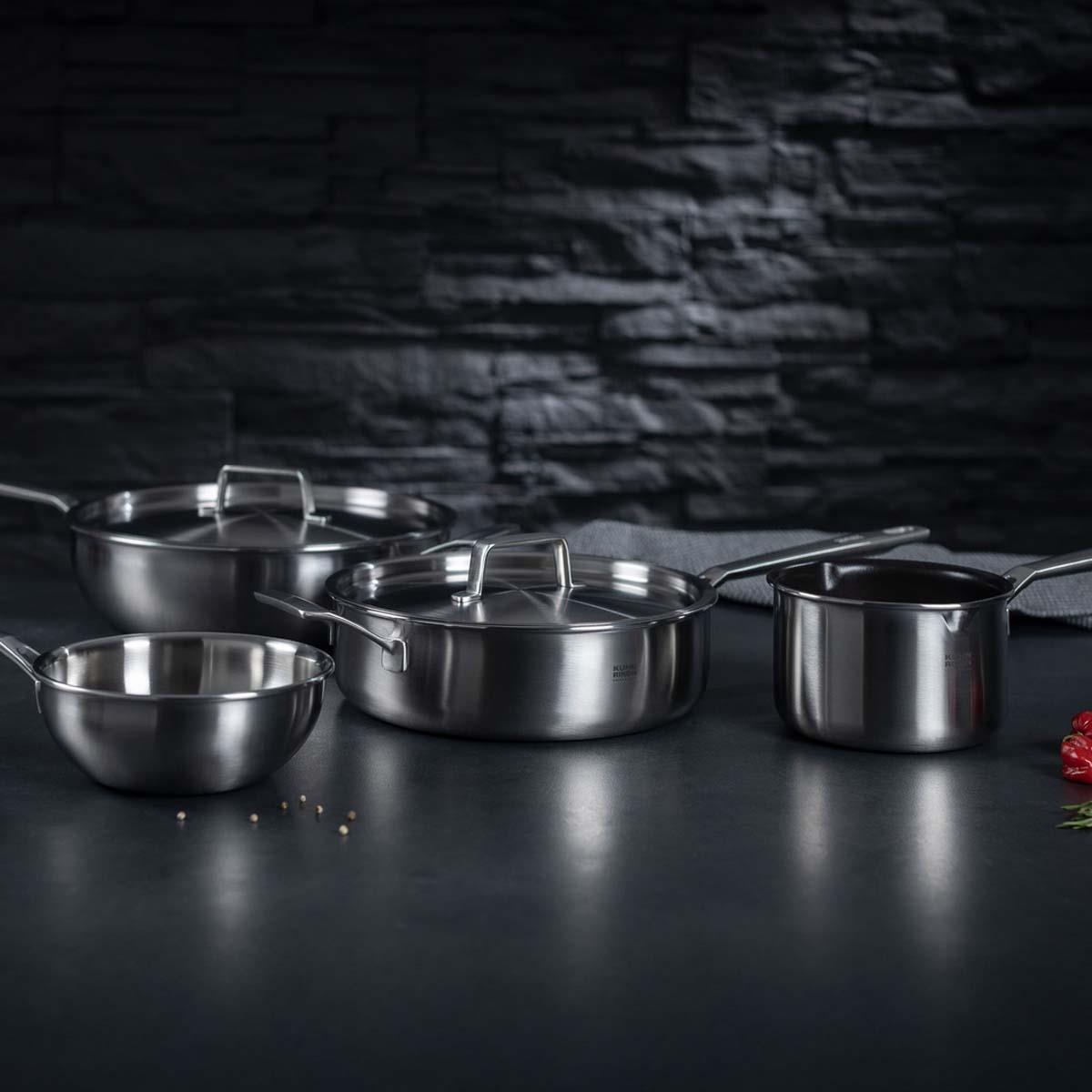 Kuhn Rikon Culinary Fiveply Saute Pan Uncoated