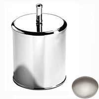 Stainless Steel Finish Samuel Heath Bathroom Bin With Lid L12