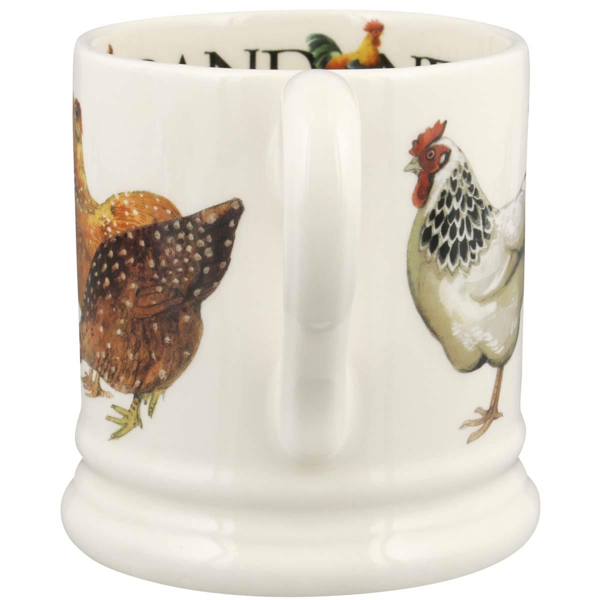 Emma Bridgewater Rise & Shine Set Of 2 Half Pint Mugs BACK2