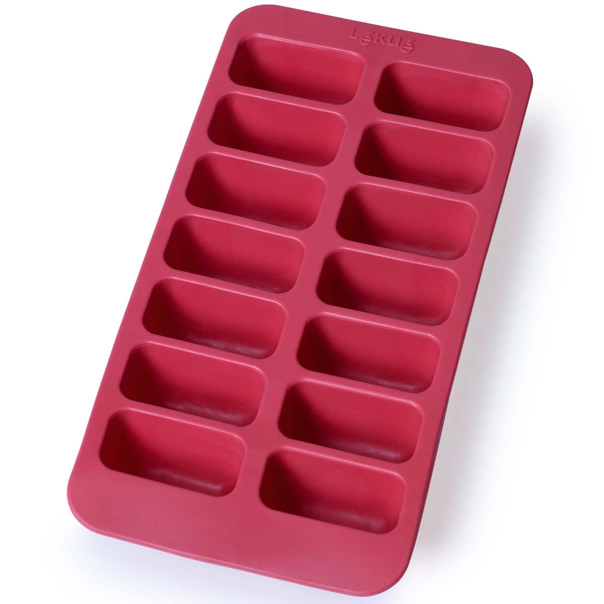 Lekue Rectangular Ice Cube Tray with Lid