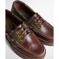 BROWN/ TARTAN Barbour Womens Darras Boat Shoe TOP2