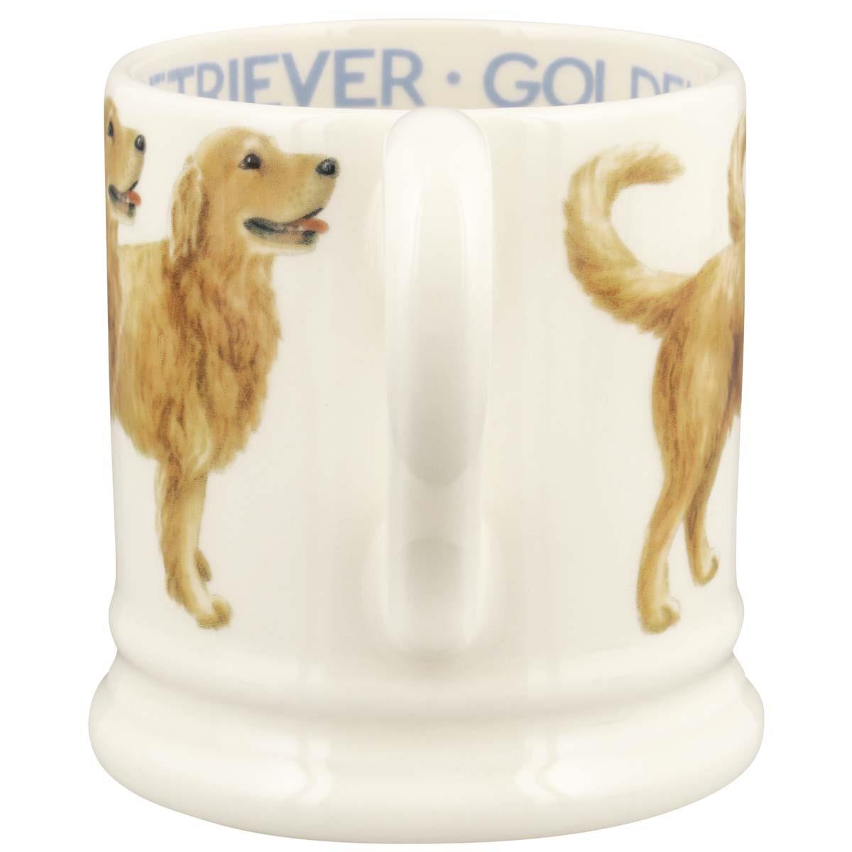 Emma Bridgewater Golden Retriever Half Pint Mug BACK