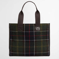 Classic Tartan Barbour Womens Turnberry Tartan Tote Bag Back