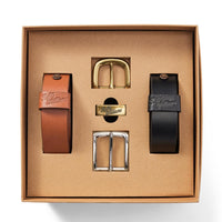 Mid Brown R.M. Williams Mens 1 1/2 Belt Gift Set