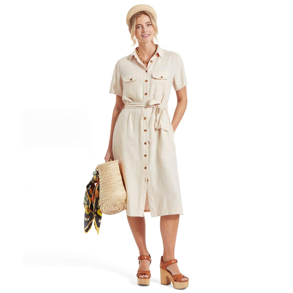 Schoffel Womens Daisy Linen Dress model