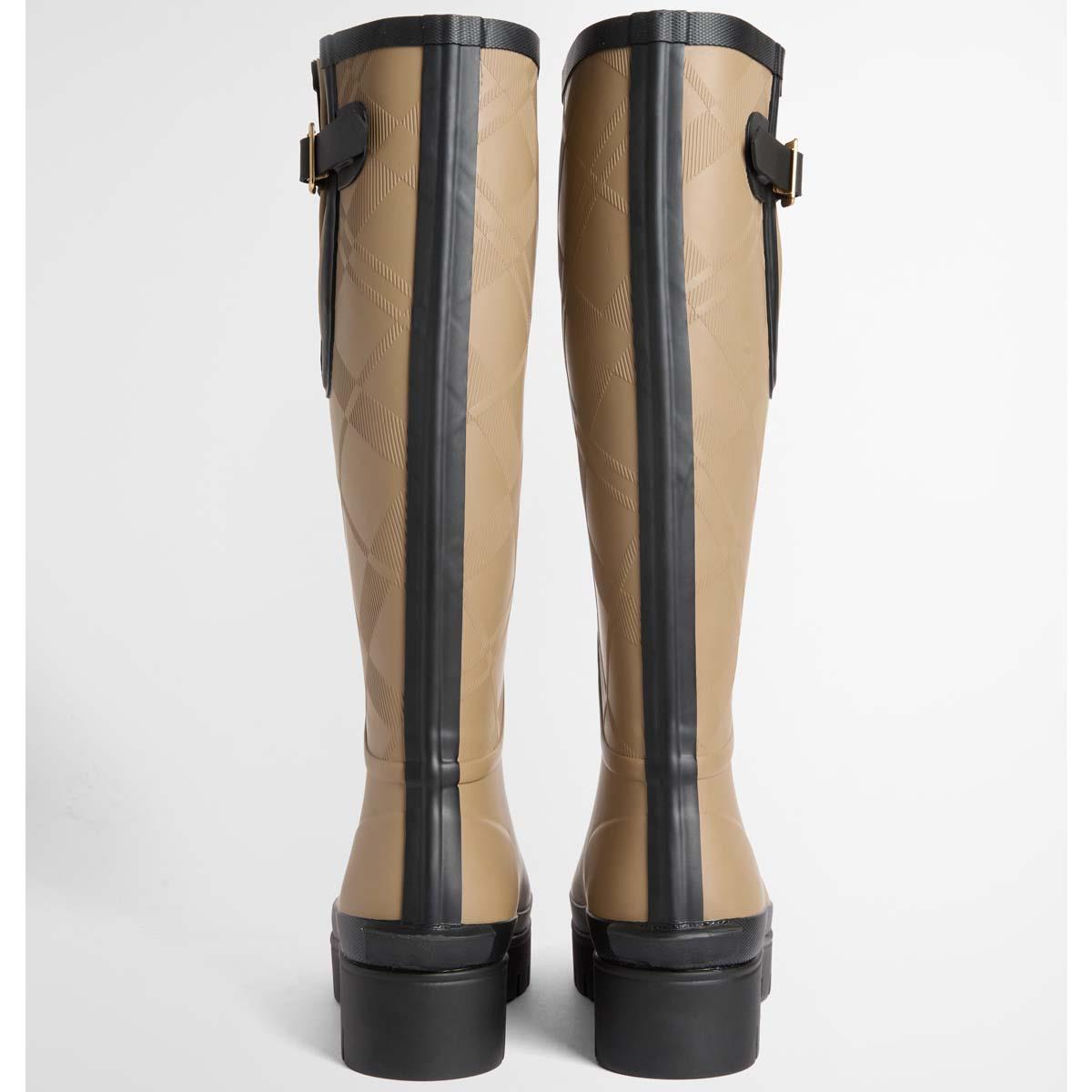 Barbour Womens Leighton Tartan Tall Welly