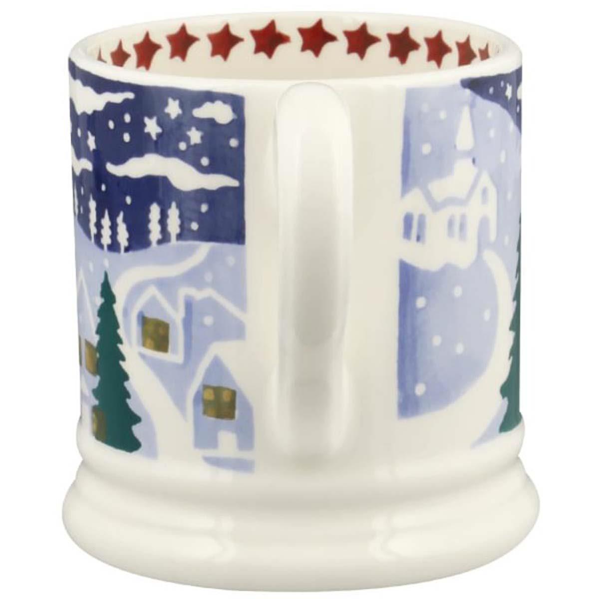 Emma Bridgewater Christmas Icons Winter Village Half Pint Mug
