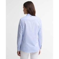 Pale Blue/Light Muted Tartan Barbour Womens Derwent Shirt BACK2