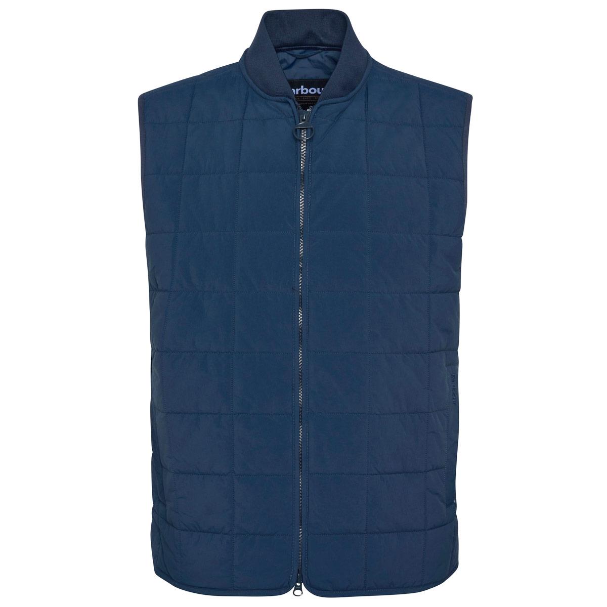 Dark Navy Barbour Mens Elmstone Quilted Gilet