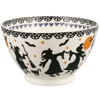 Emma Bridgewater Halloween Dancing Witches Medium Old Bowl