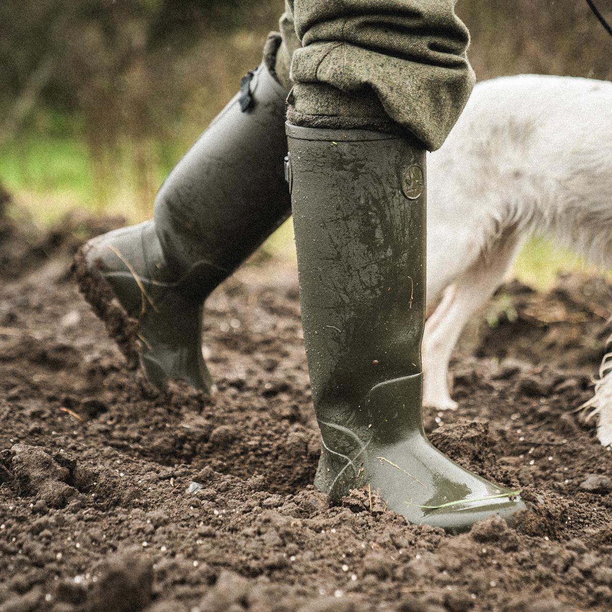 Seeland Mens Hillside Enforced Wellington Boots