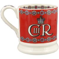 Emma Bridgewater God Save the King Half Pint Mug RIGHT
