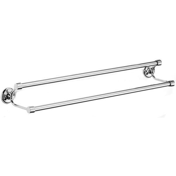 Chrome Plated Samuel Heath Curzon Double Towel Rail N2301